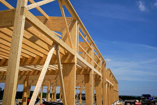 Nachhaltig bauen - Dachmaterial & Bauholz