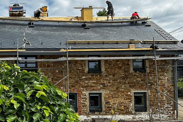 ©Roofland - Couverture en ardoise à Hünningen-Büllingen (B)