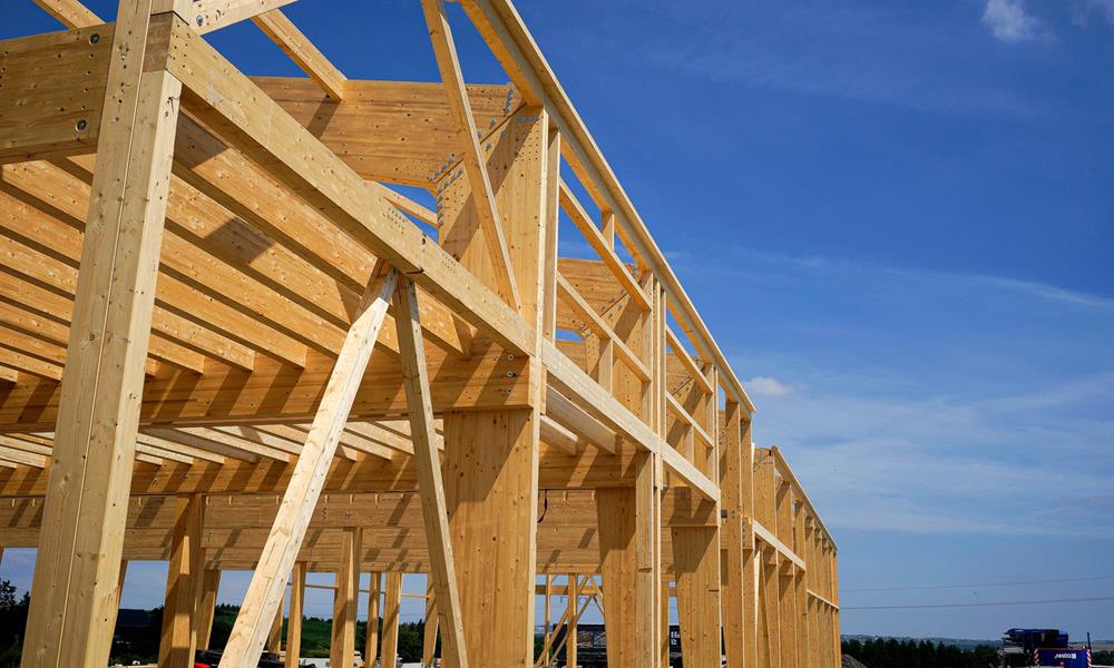 ©Roofland - Bâtiment industriel en bois à Hosingen (L)