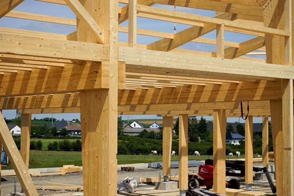 ©Roofland - Bâtiment industriel en bois à Hosingen (L)