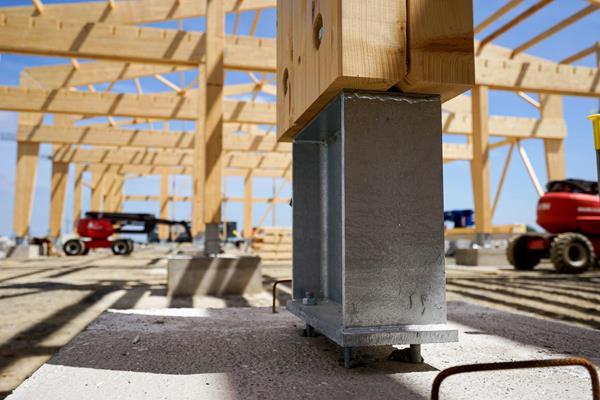 ©Roofland - Bâtiment industriel en bois à Hosingen (L)