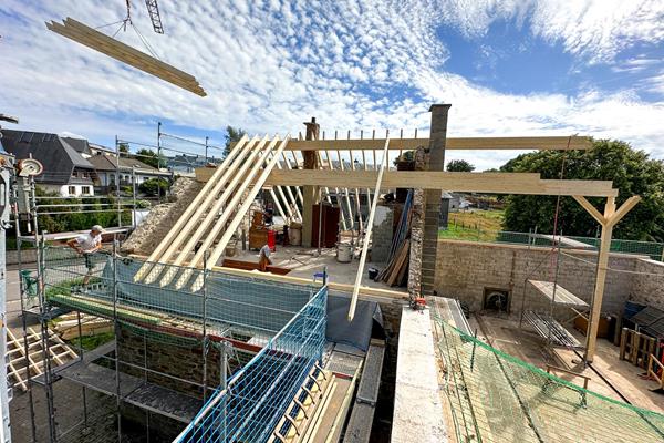 ©Roofland - Rénovation d´une charpente à Bullange (B)