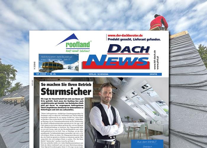 Les dernières actualités en toiture : "FDF Dach News" est là !