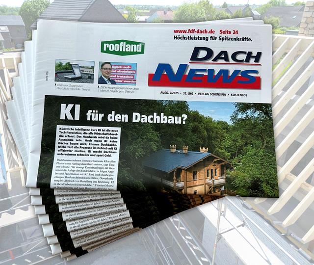 Neue FDF Dach News: Wie KI den Dachbau verändert