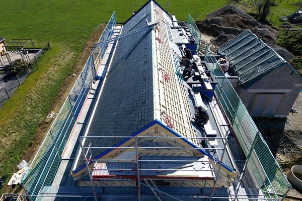 Couverture en ardoise à Born ©roofland.com