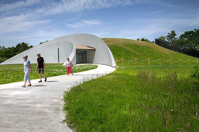 First Light Pavilion du centre d’expérience de Jodrell Bank de l’Université de Manchester © Bauder
