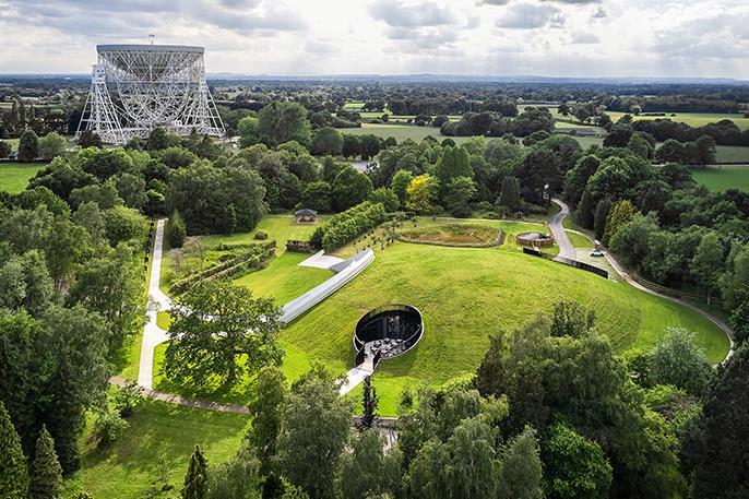 First Light Pavilion du centre d’expérience de Jodrell Bank de l’Université de Manchester © Bauder