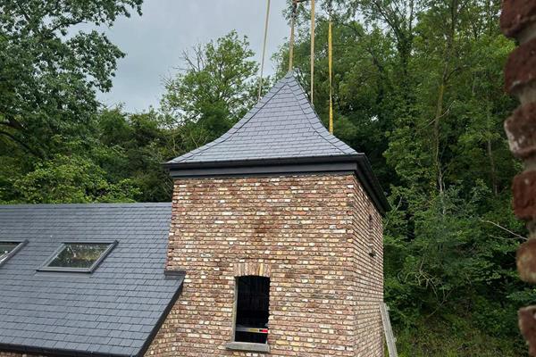 Dachkonstruktion aus Eichenholz ©Roofland.com
