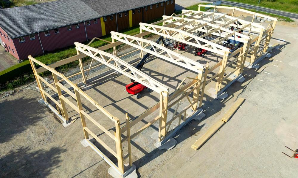 Construction de halles sur mesure ©roofland.com